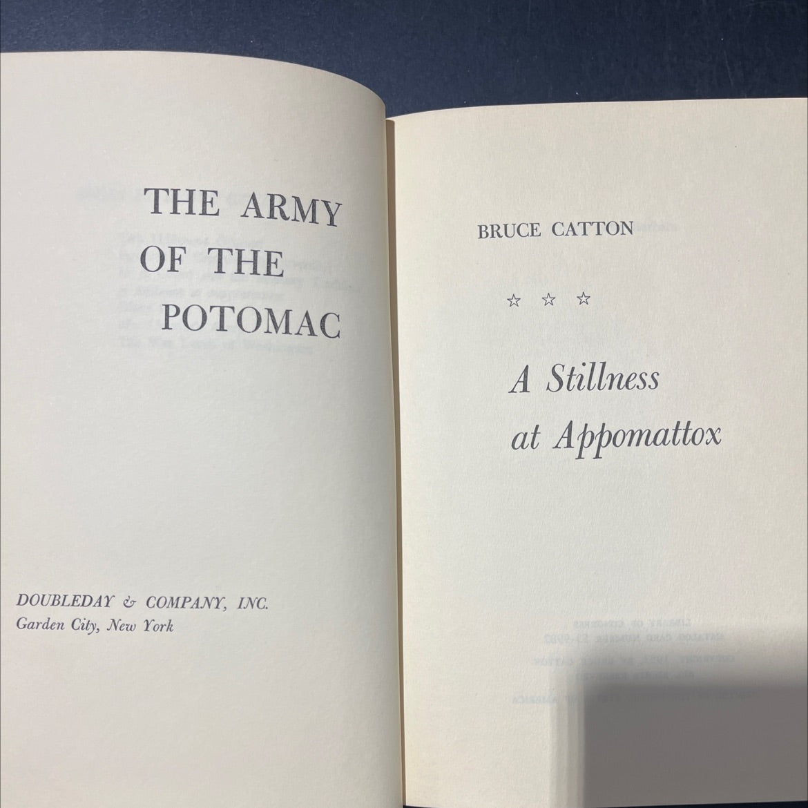 a stillness at appomattox book, by bruce catton, 1953 Hardcover image 2