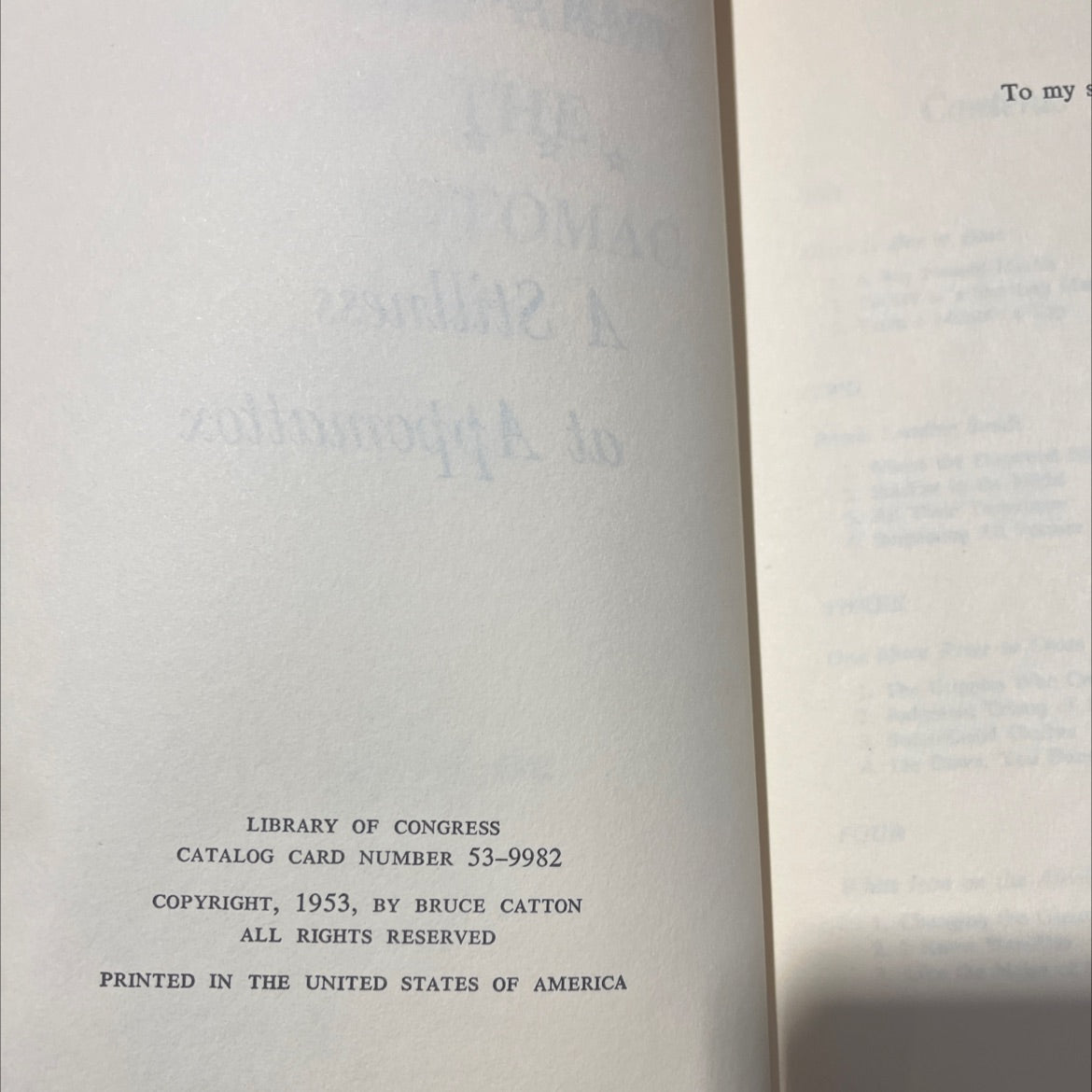 a stillness at appomattox book, by bruce catton, 1953 Hardcover image 3