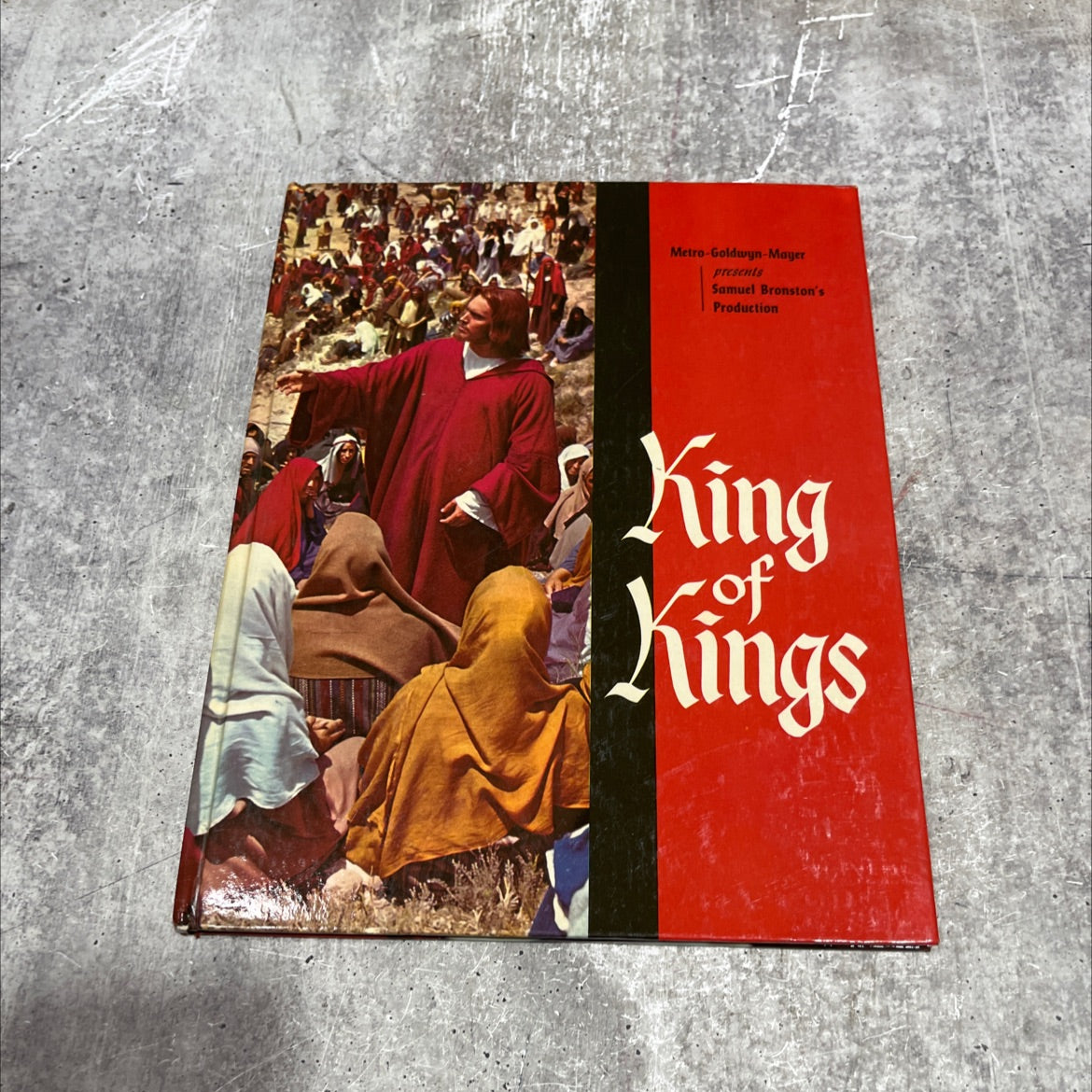a story of the christ the glory of his spoken words king of kings book, by unknown, 1961 Hardcover image 1