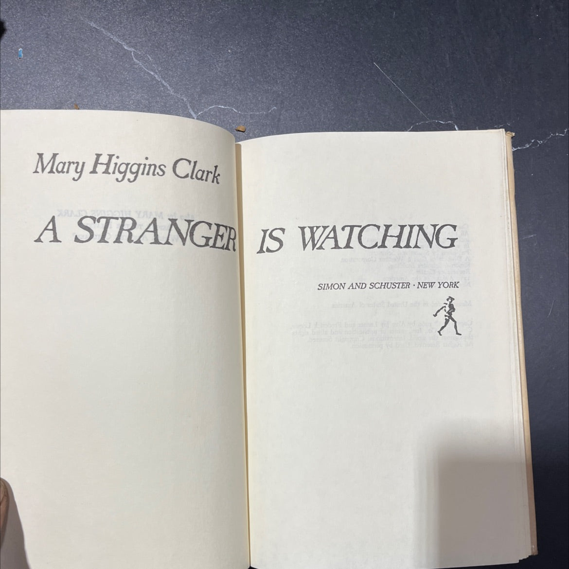 a stranger is watching book, by Mary Higgins Clark, 1977 Hardcover image 2