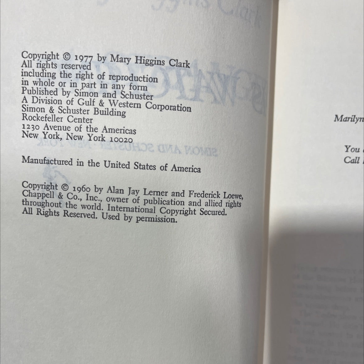 a stranger is watching book, by Mary Higgins Clark, 1977 Hardcover image 3