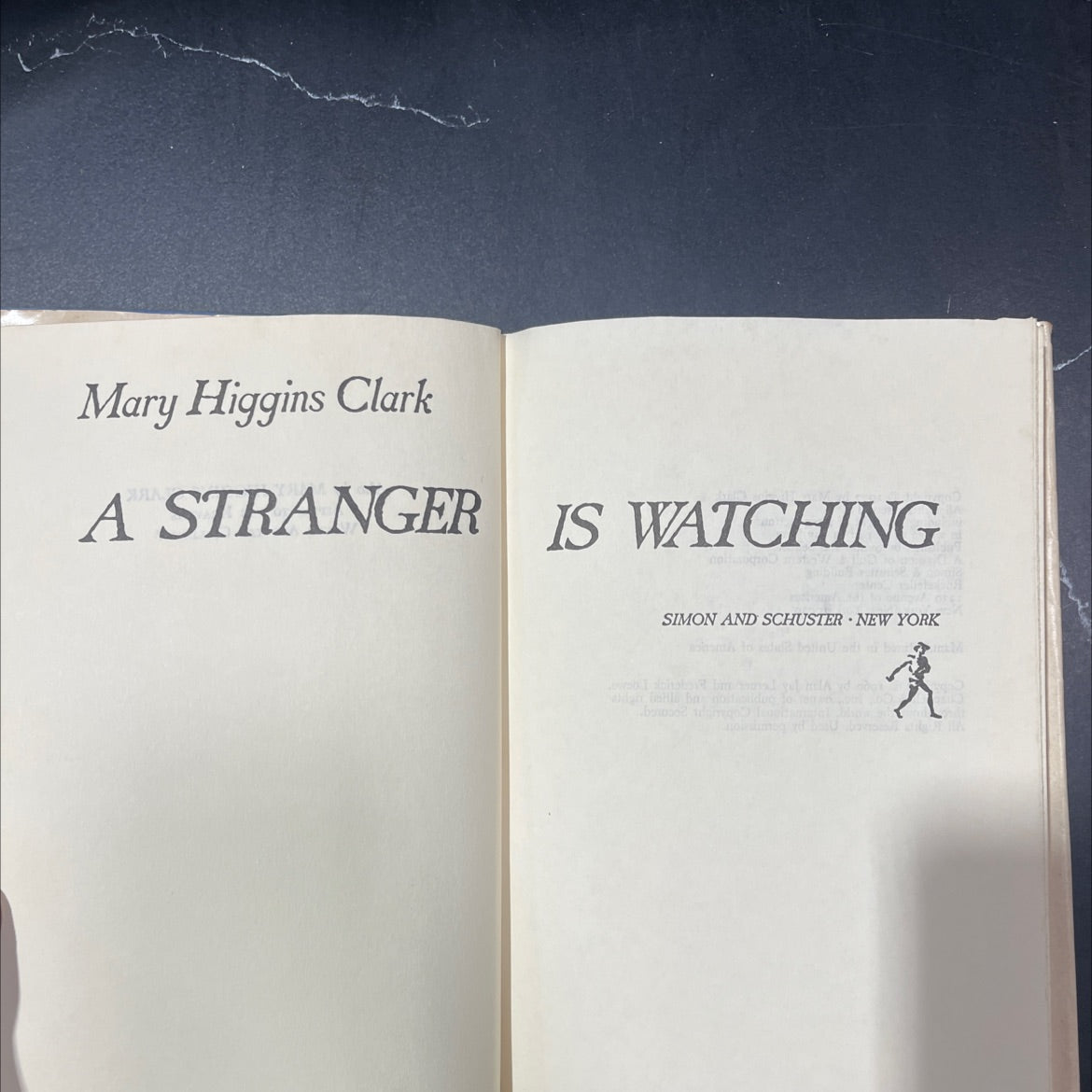 a stranger is watching book, by Mary Higgins Clark, 1977 Hardcover image 2