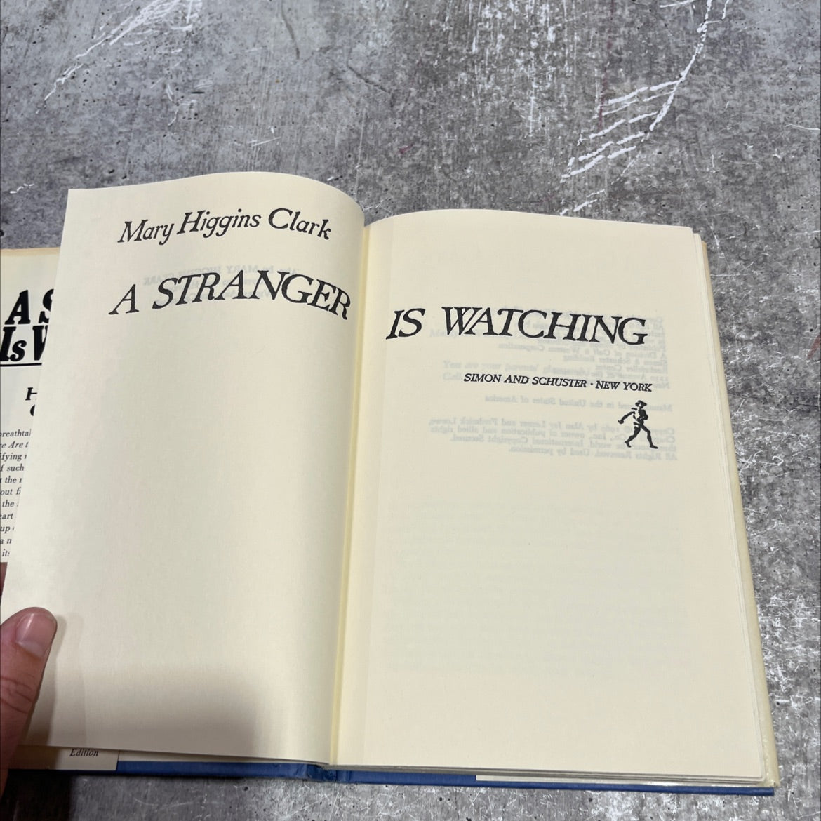 a stranger is watching book, by Mary Higgins Clark, 1977 Hardcover image 2