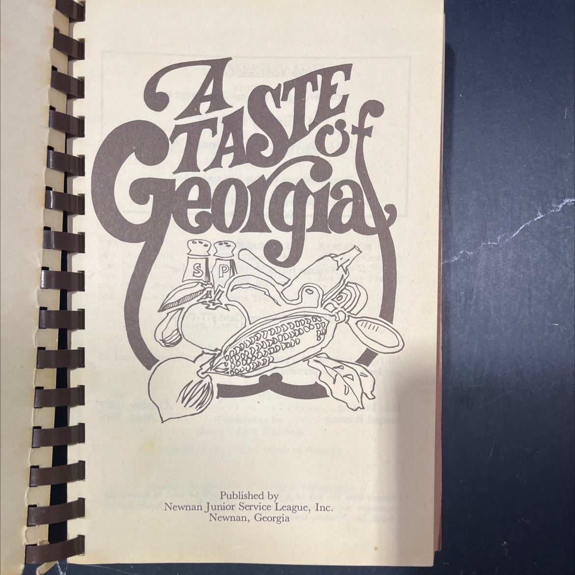a taste of georgia book, by georgia douddoodd ddodd, 1978 Hardcover image 2