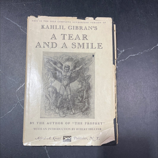 a tear and a smile book, by kahlil gibran, 1970 Hardcover image 1
