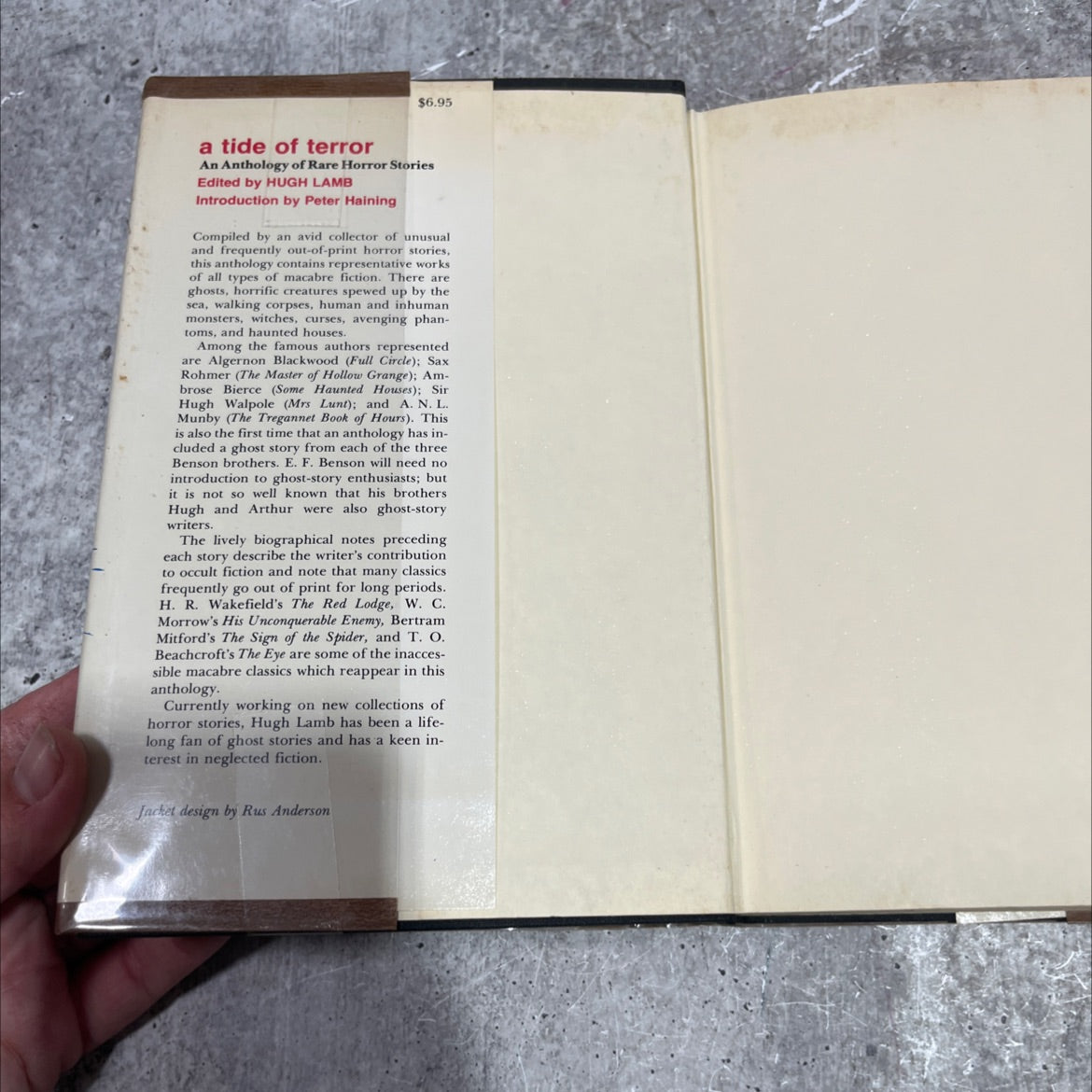 a tide of terror an anthology of rare horror stories book, by hugh lamb, 1973 Hardcover image 4