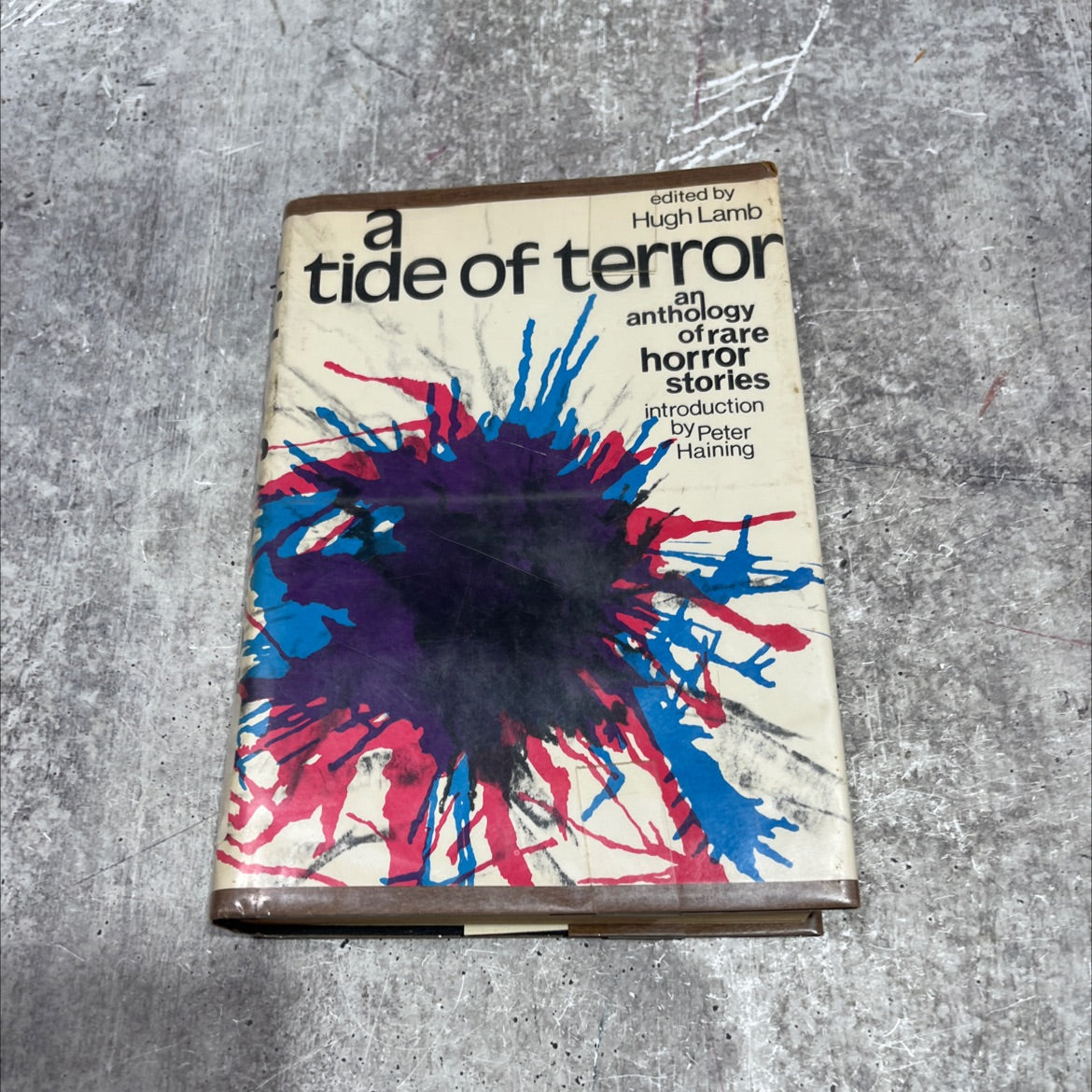 a tide of terror an anthology of rare horror stories book, by hugh lamb, 1973 Hardcover image 1