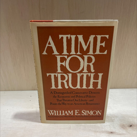 a time for truth book, by william e. simon, 1978 Hardcover image 1