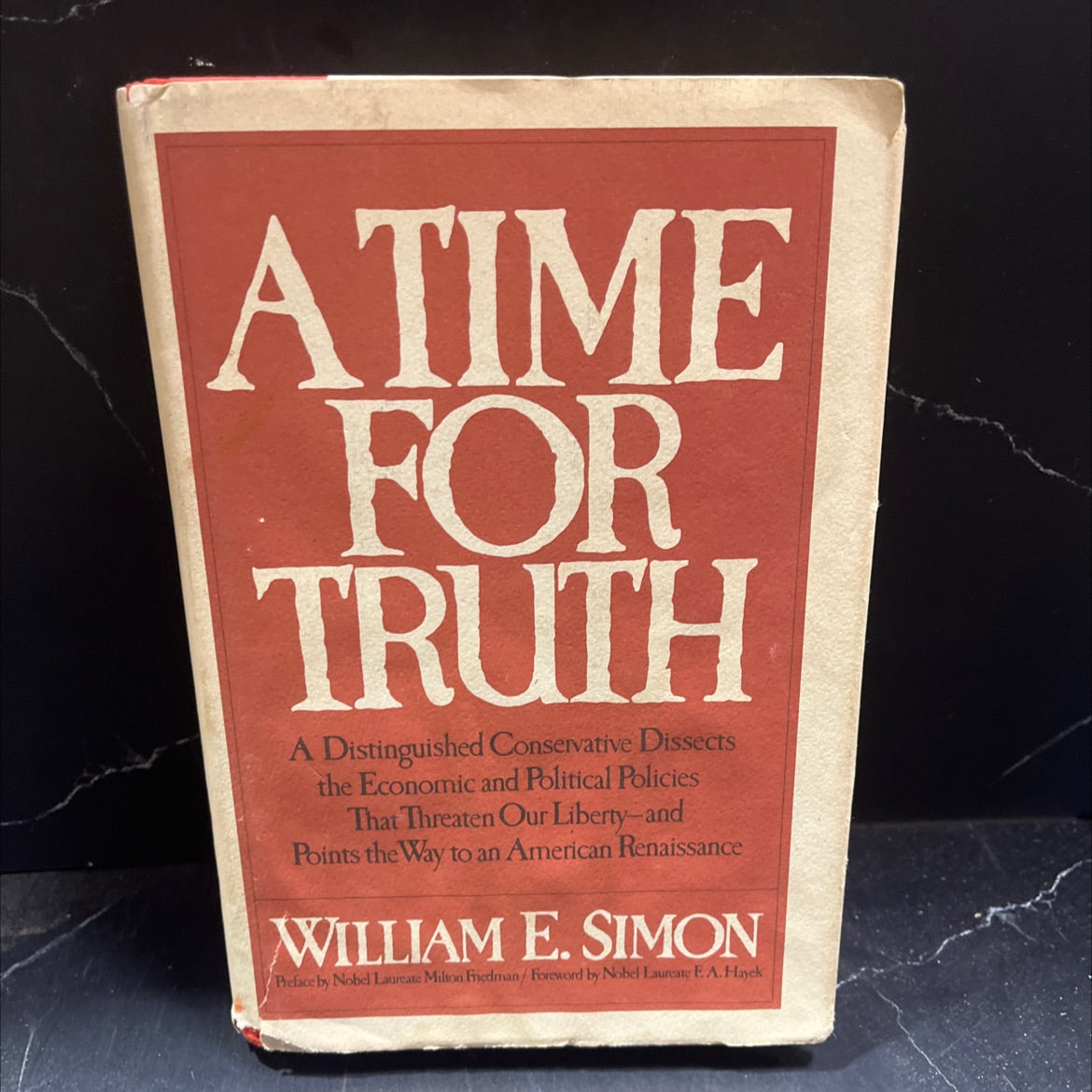 a time for truth book, by William E. Simon, 1978 Hardcover image 1