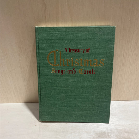 a treasury of christmas songs and carols book, by henry w. simon, 1955 Hardcover image 1