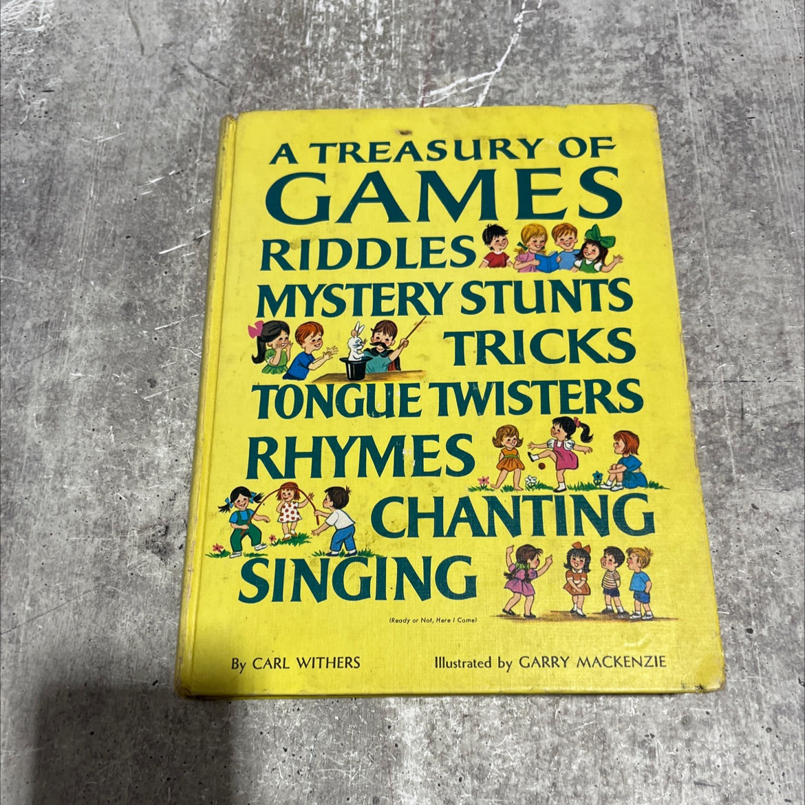 a treasury of games book, by carl withers, 1964 Hardcover image 1