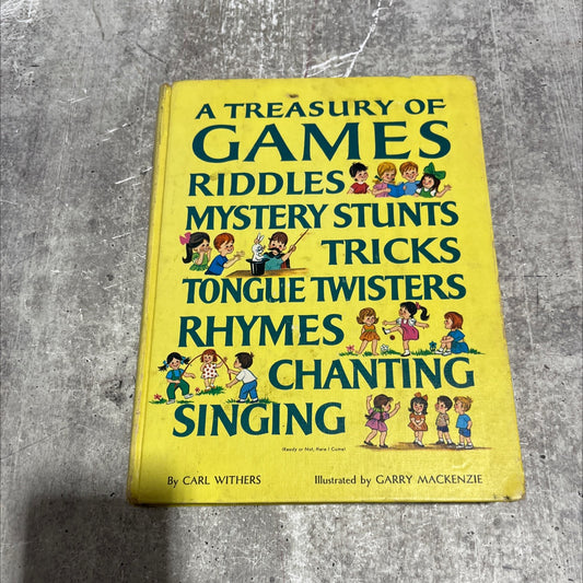 a treasury of games book, by carl withers, 1964 Hardcover image 1