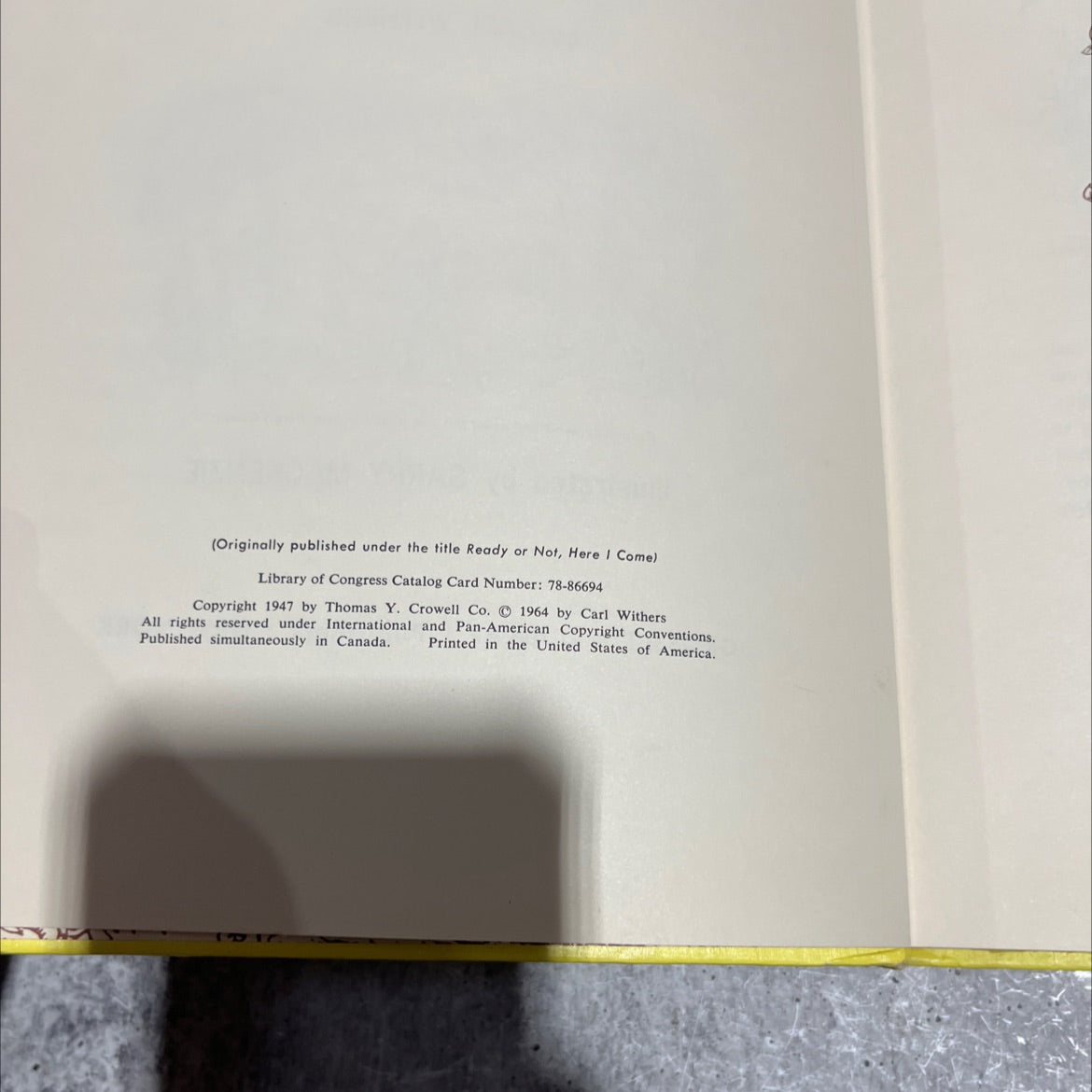 a treasury of games book, by carl withers, 1964 Hardcover image 3