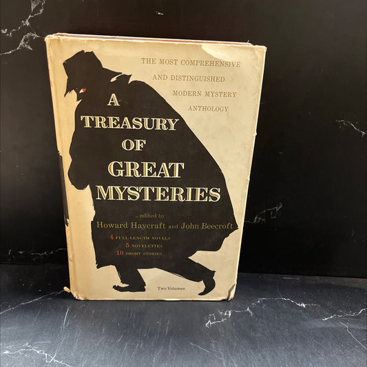 a treasury of great mysteries book, by howard haycraft, john beecroft, 1957 Hardcover image 1