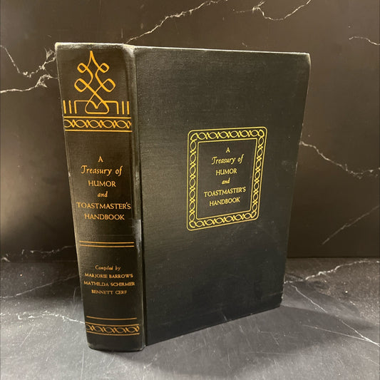 a treasury of humor toastmaster's handbook book, by marjorie barrows, mathilda schirmer, 1955 Hardcover image 1