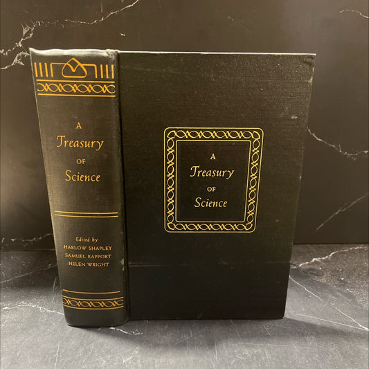 a treasury of science book, by harlow shapley, samuel rapport, helen wright, 1954 Hardcover image 1