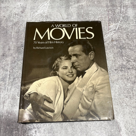 a world of movies book, by Richard Lawton, 1974 Hardcover image 1