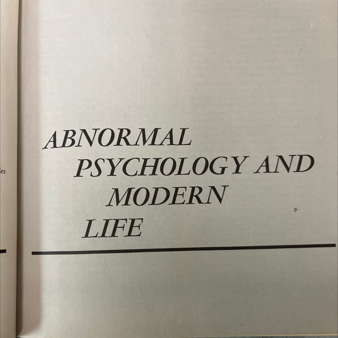 abnormal psychology and modern life book, by unknown, 1964 Hardcover, Vintage image 2