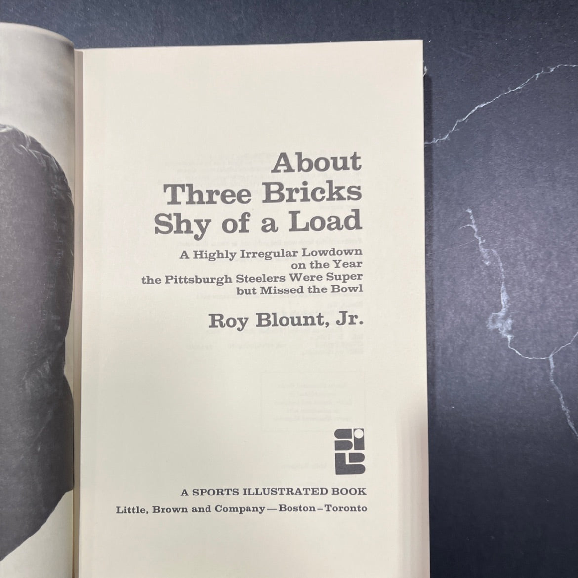 about three bricks shy of a load book, by roy blount, jr., 1974 Hardcover image 2