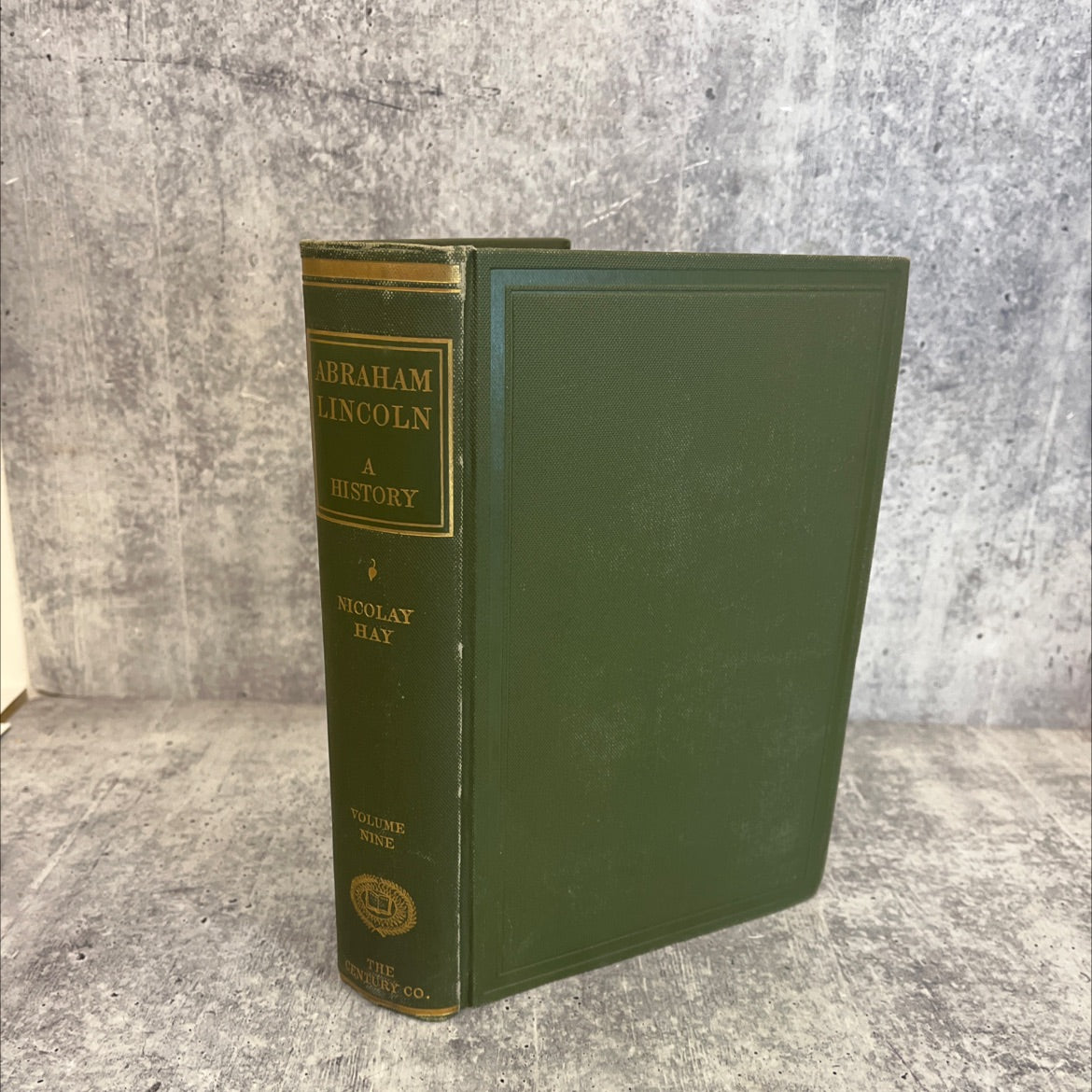 abraham lincoln a history book, by john g. nicolay and john hay, 1890 Hardcover, Rare, Antique image 1