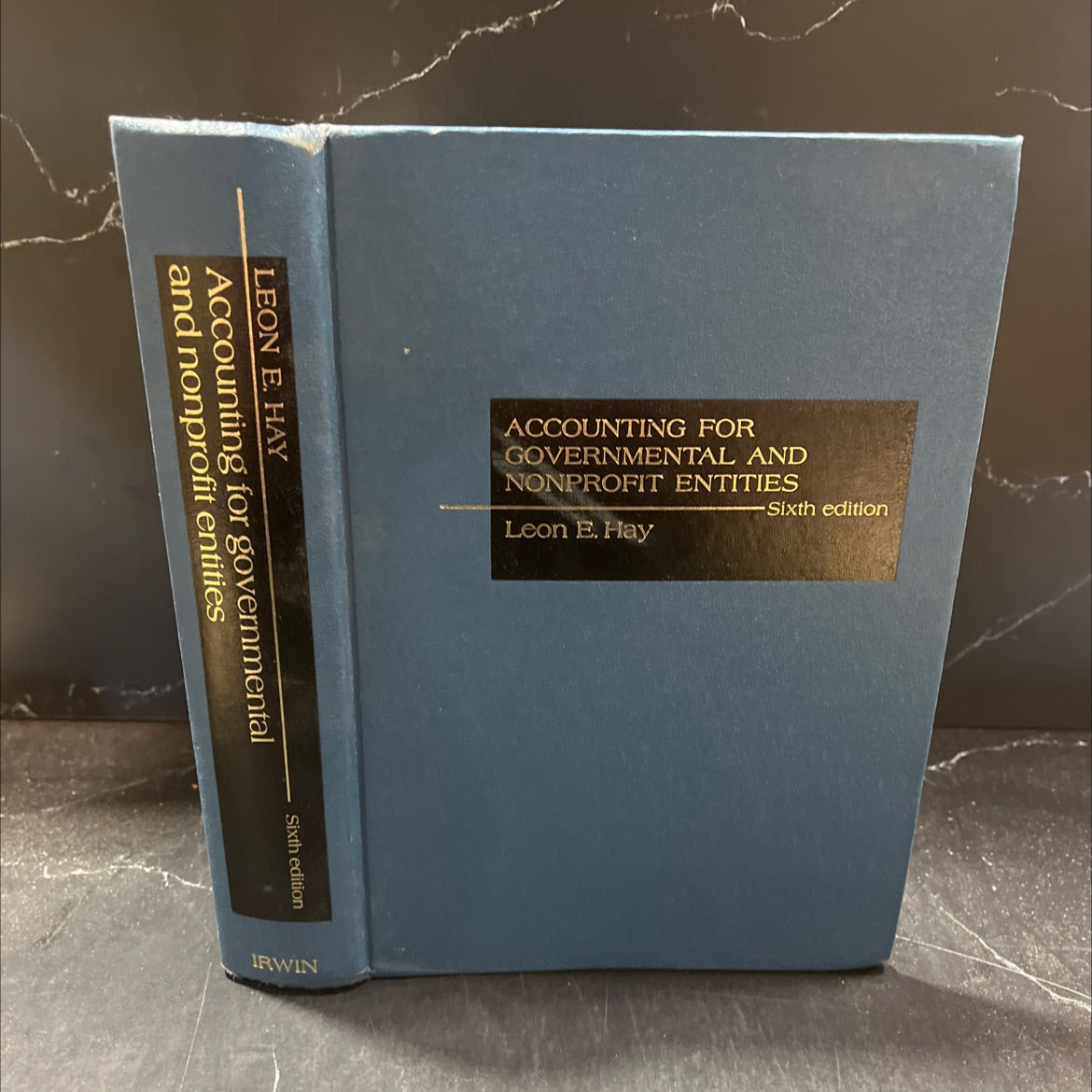 accounting for governmental and nonprofit entities book, by leon e. hay, 1980 Hardcover image 1