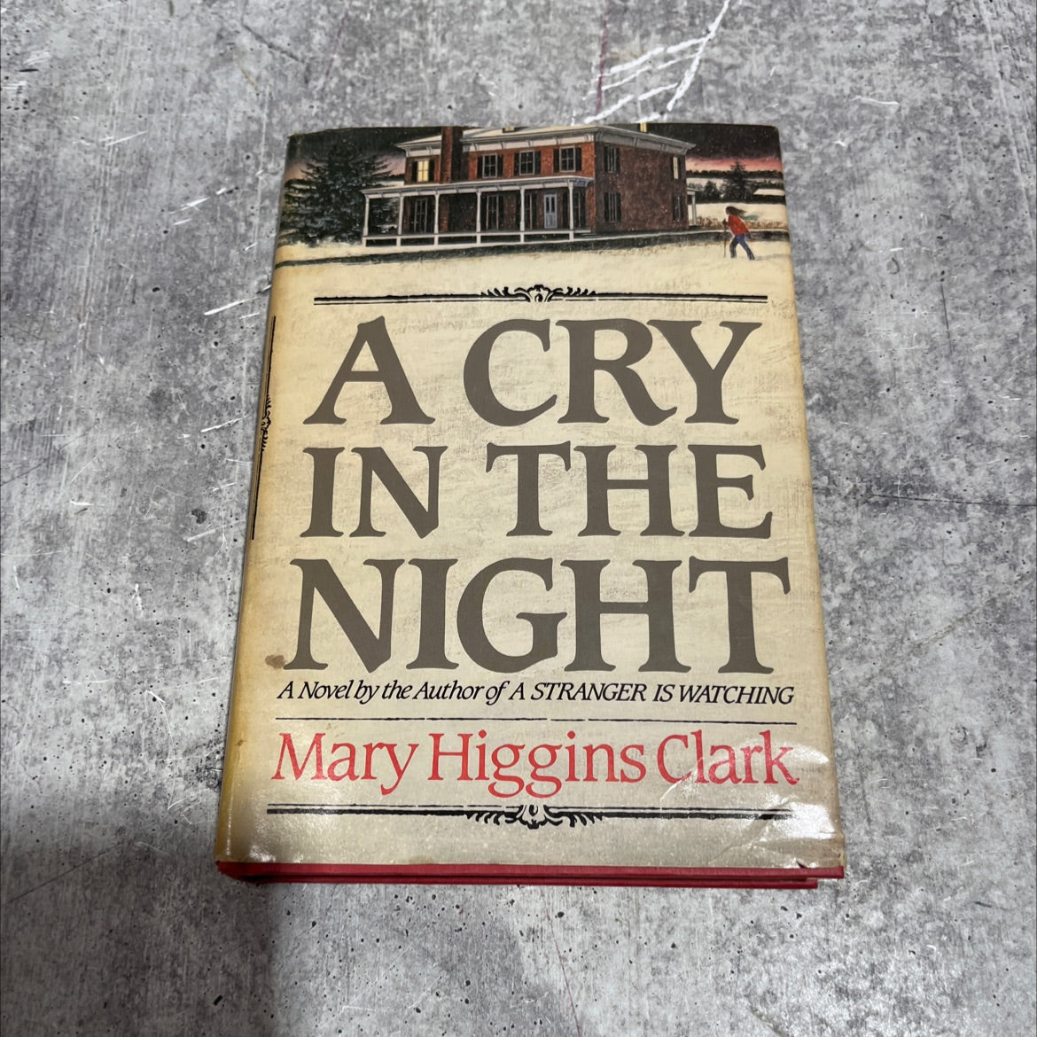 acknowledge a cry in the night book, by Mary Higgins Clark, 1982 Hardcover image 1