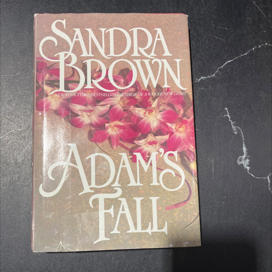 adam's fall book, by sandra brown, 1988 Hardcover image 1