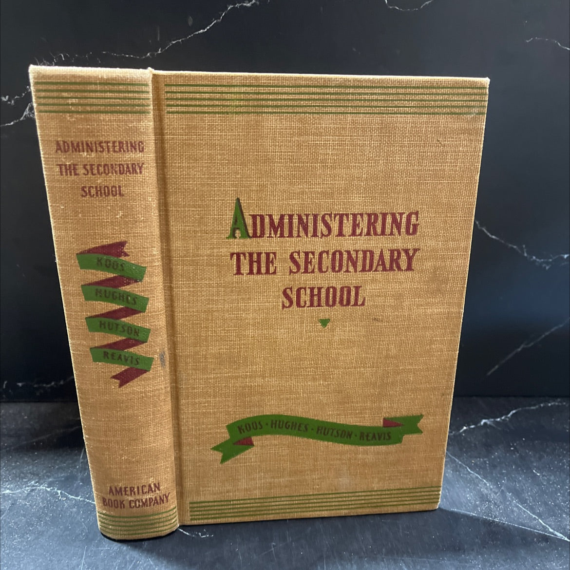 administering the secondary school book, by leonard v. koos, james m. hughes, percival w. hutson, william c. reavis, image 1