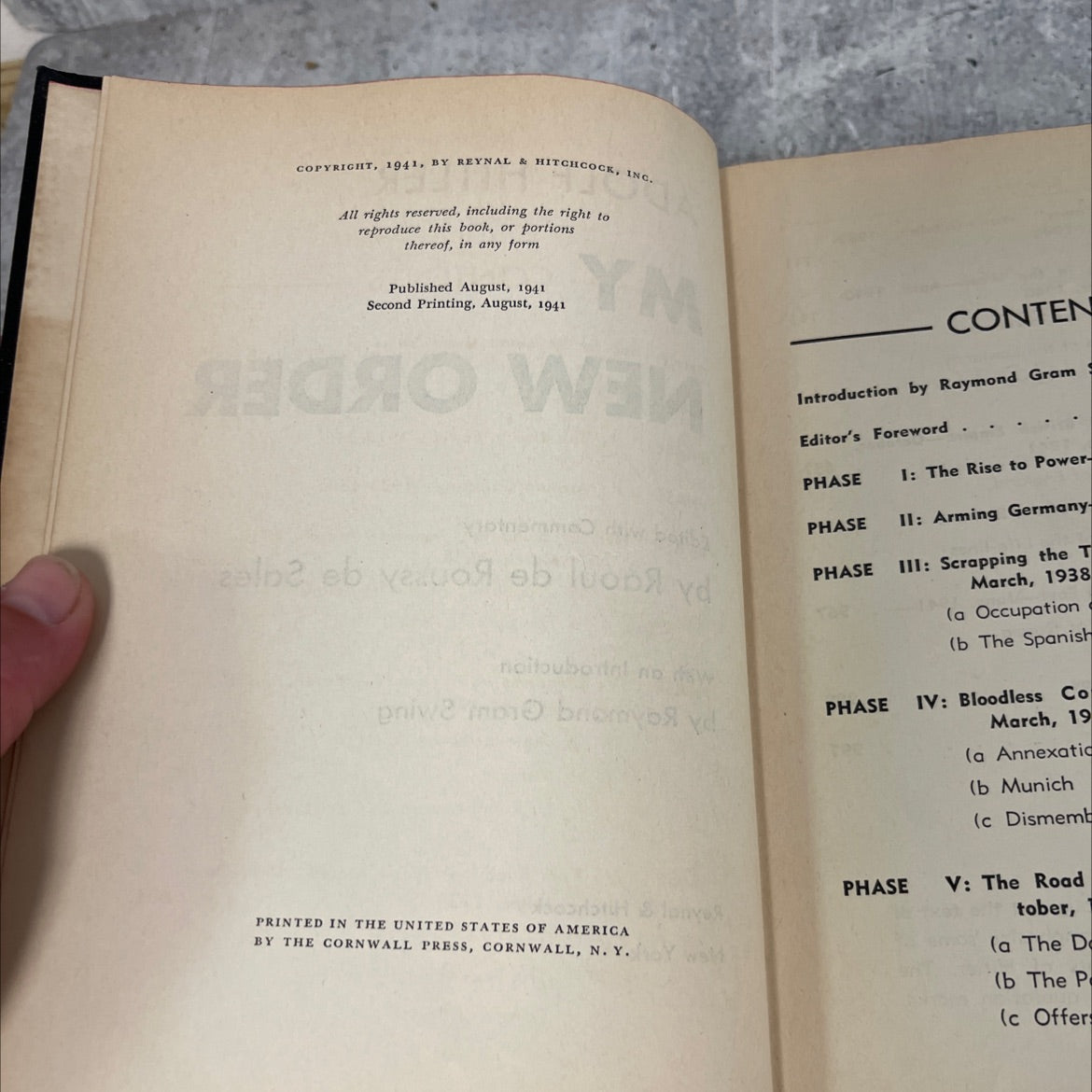 adolf hitler my new order book, by adolf hitler, 1941 Hardcover image 3