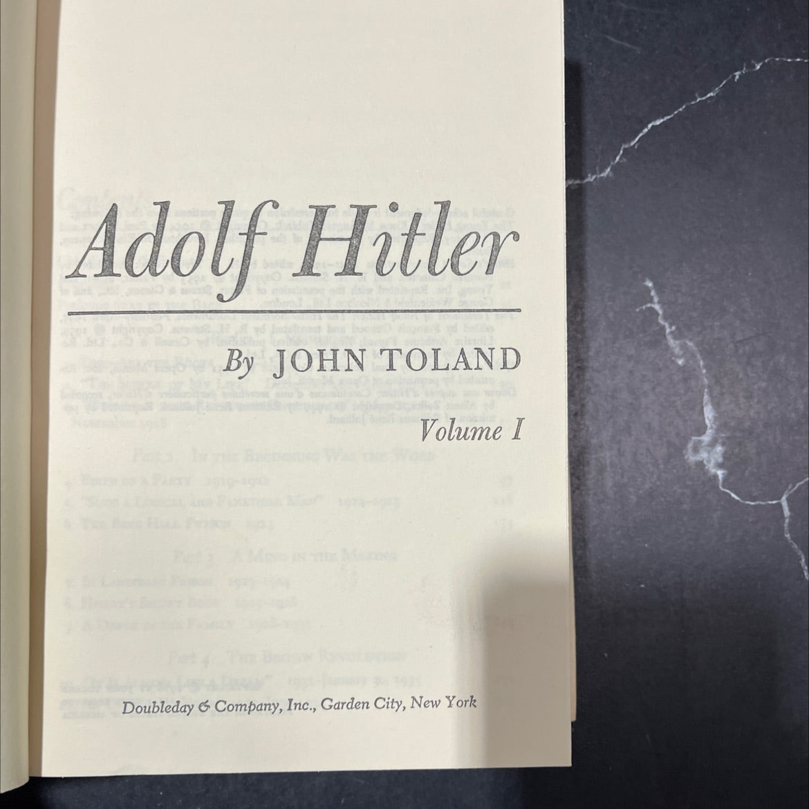 adolf hitler book, by john toland, 1976 Hardcover – TheBookBundler