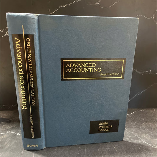 advanced accounting book, by charles h. griffin, thomas h. williams, kermit d. larson, 1980 Hardcover image 1