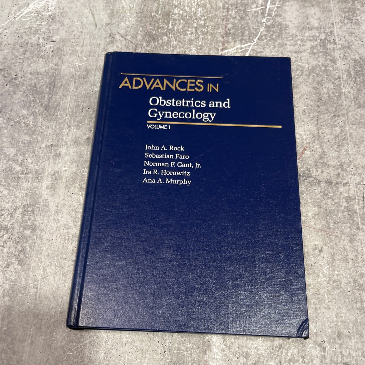 advances in obstetrics and gynecology book, by John A. Rock, M.D., 1994 Hardcover image 1