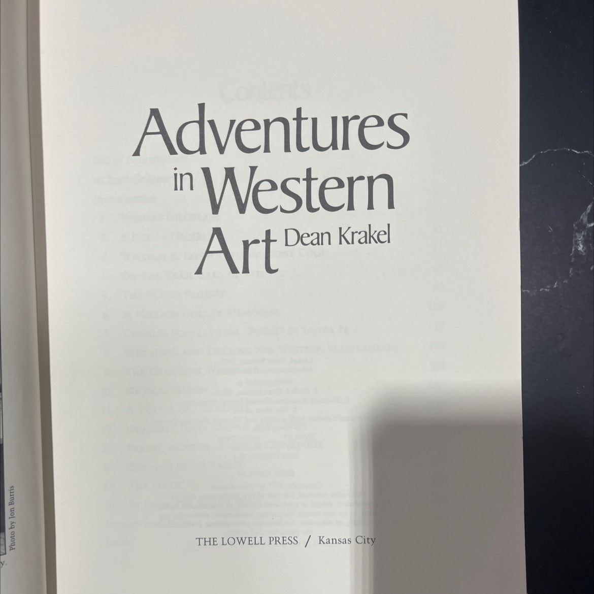 SIGNED adventures in western art book, by Dean Krakel, 1977 Hardcover, First Edition image 2