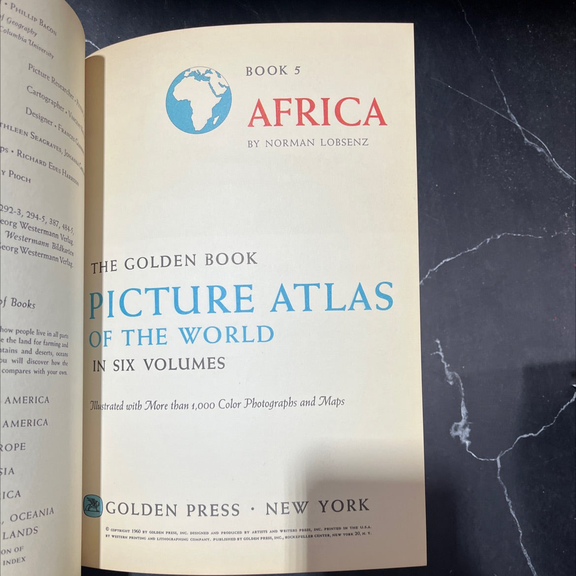 africa book, by norman lobsenz, 1960 Hardcover image 2