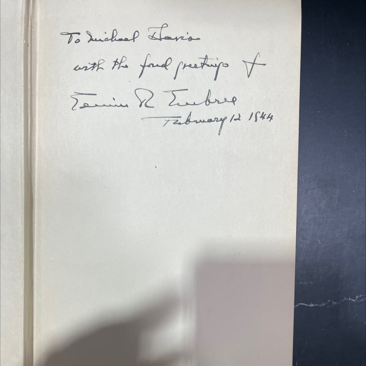 SIGNED against the odds book, by Edwin R. Embree, 1944 Hardcover, First Edition, Rare, Antique image 4