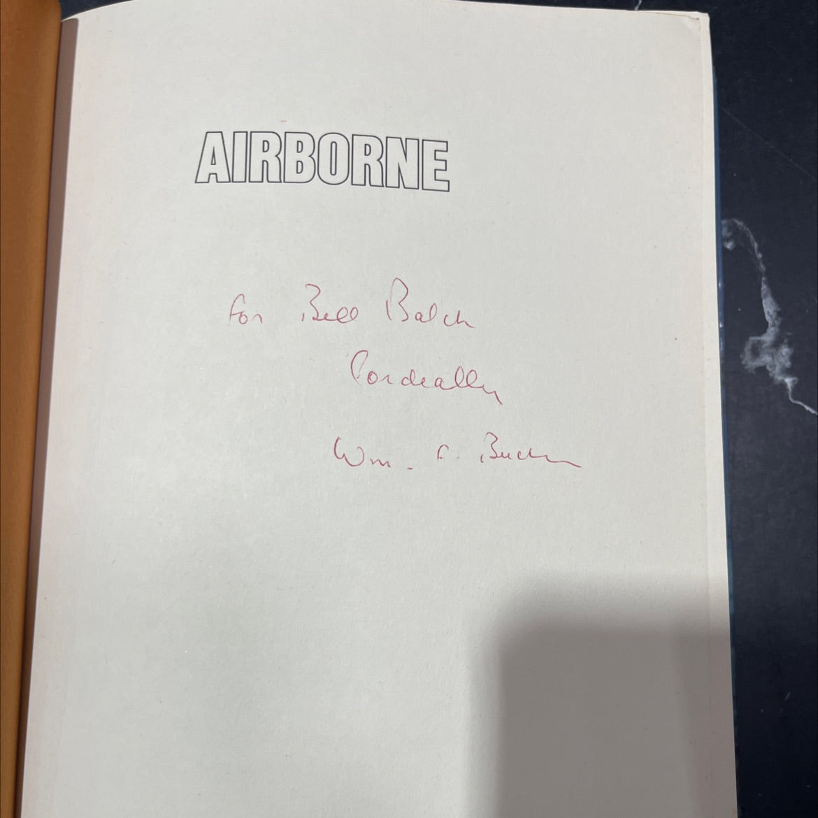 SIGNED airborne a sentimental journey book, by william f. buckley, jr., 1976 Hardcover, First Edition, Vintage image 4