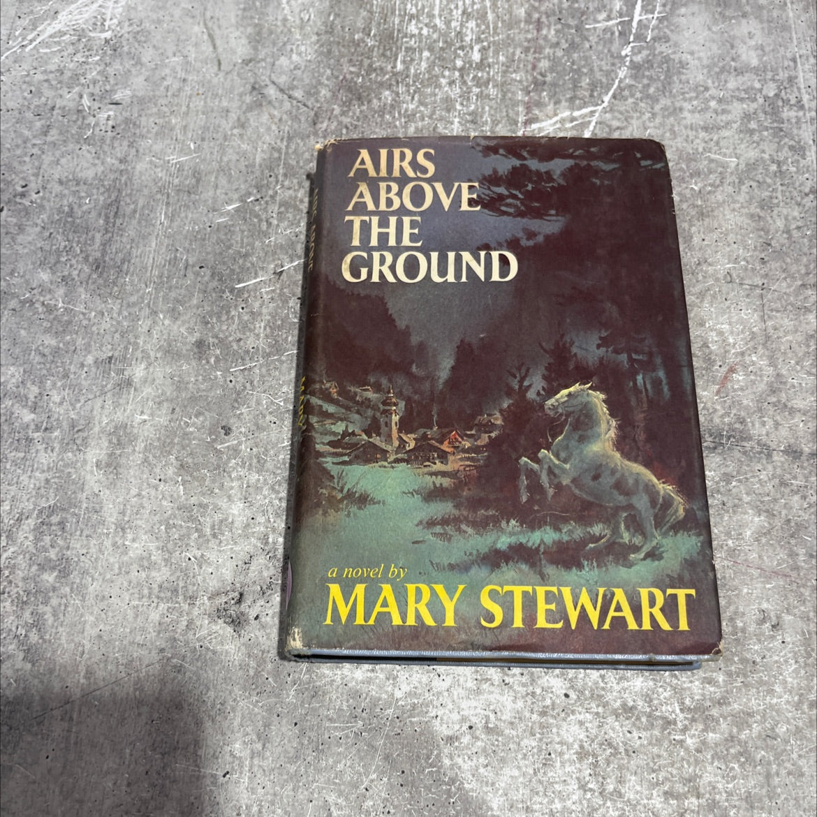 airs above the ground book, by mary stewart, 1965 Hardcover image 1