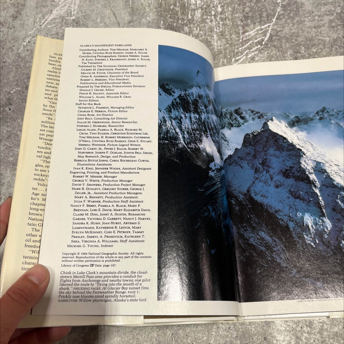 alaska's magnificent parklands book, by tom melham, margaret e. murie, cynthia russ ramsay, james a. sugar, 1984 image 3