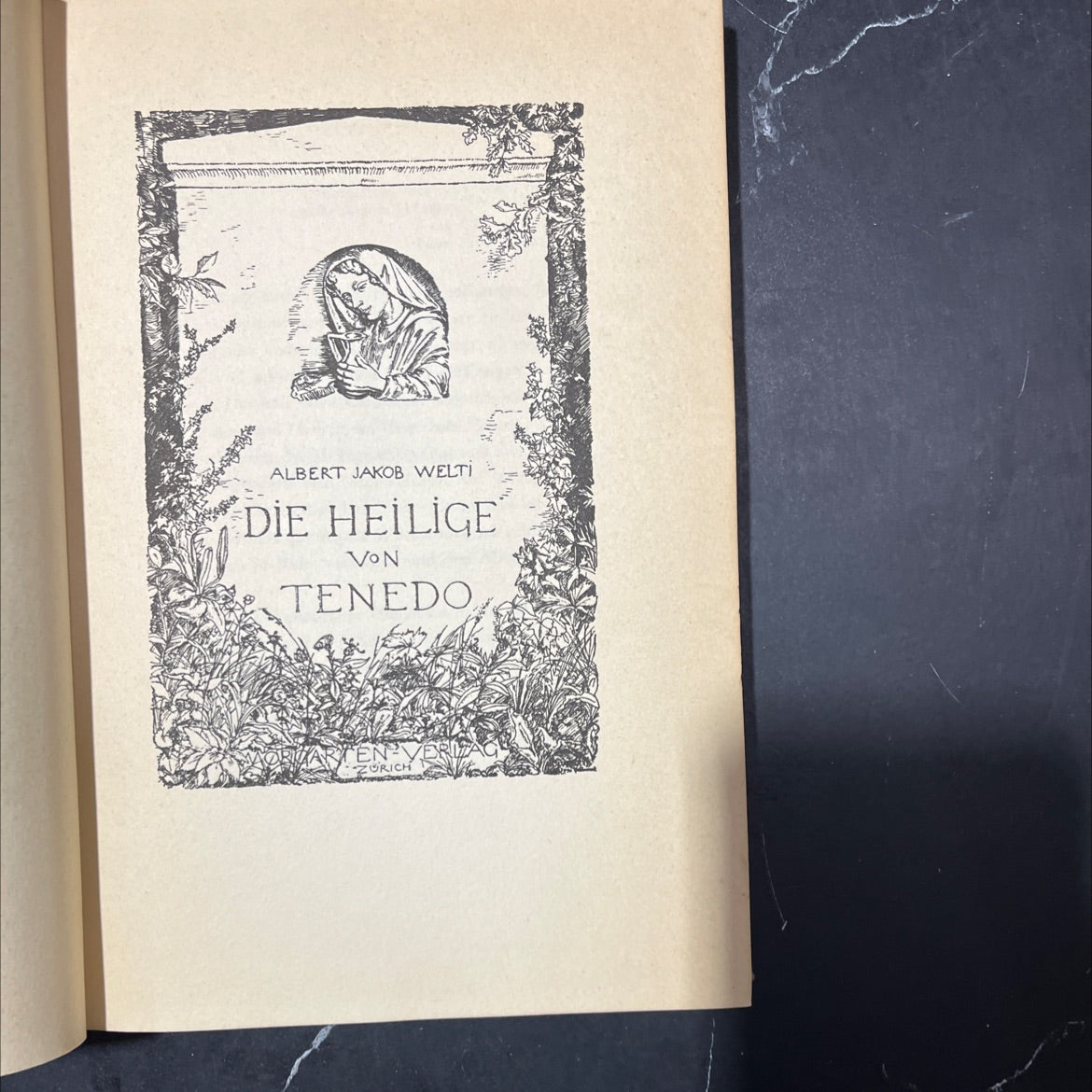 albert jakob welti die heilige von tenedo book, by albert jakob welti, 1943 Hardcover image 2
