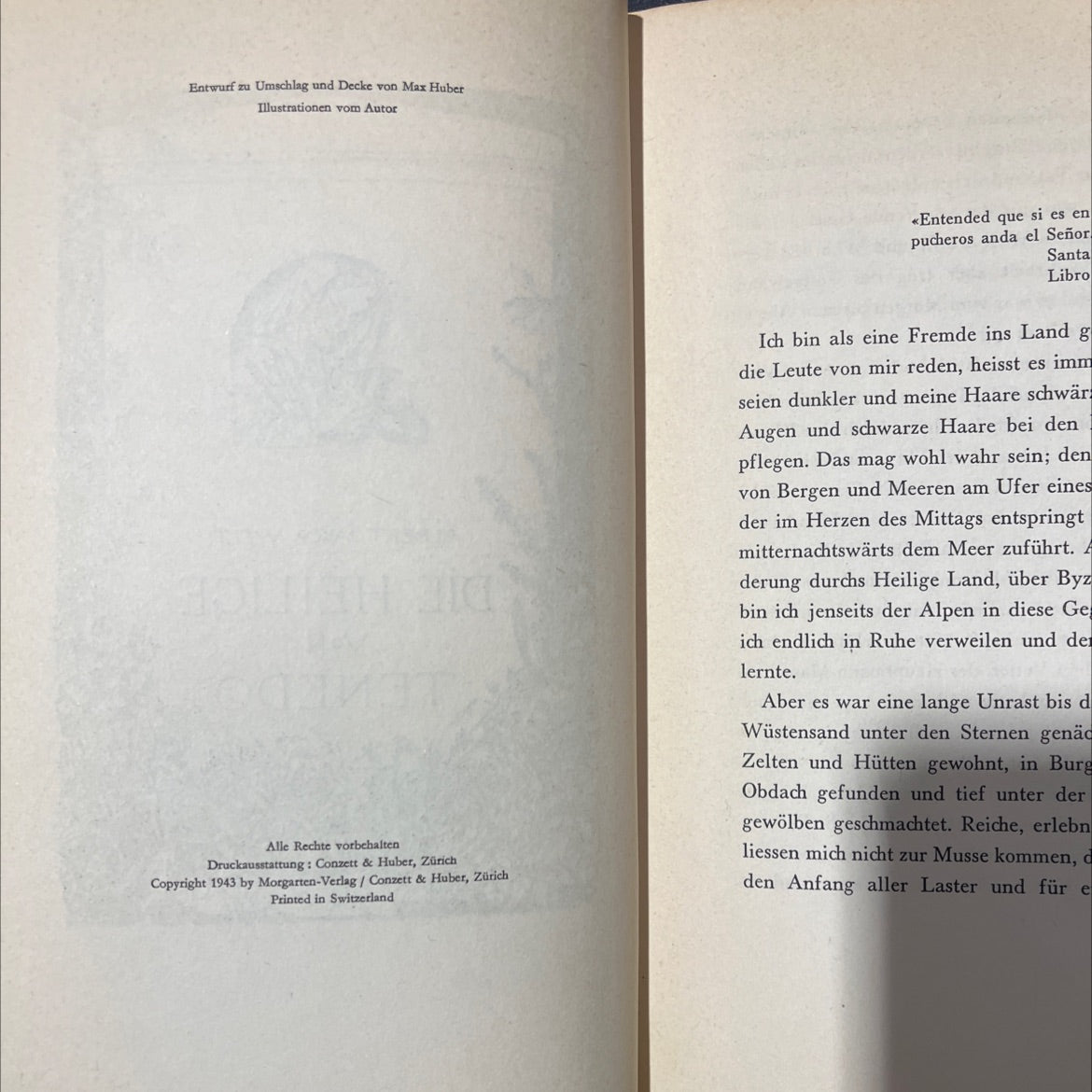 albert jakob welti die heilige von tenedo book, by albert jakob welti, 1943 Hardcover image 3