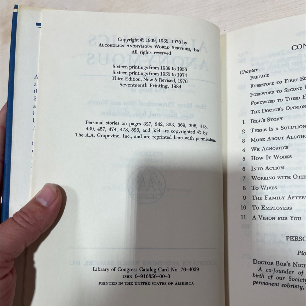 alcoholics anonymous the story of how many thousands of men and women have recovered from alcoholism book, by bill image 3