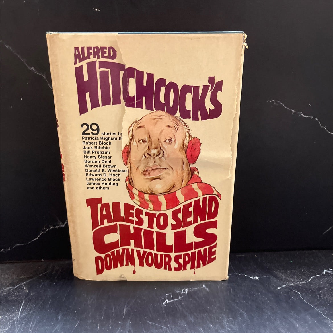 alfred hitchcock's tales to send chills down your spine book, by eleanor sullivan, 1979 Hardcover image 1