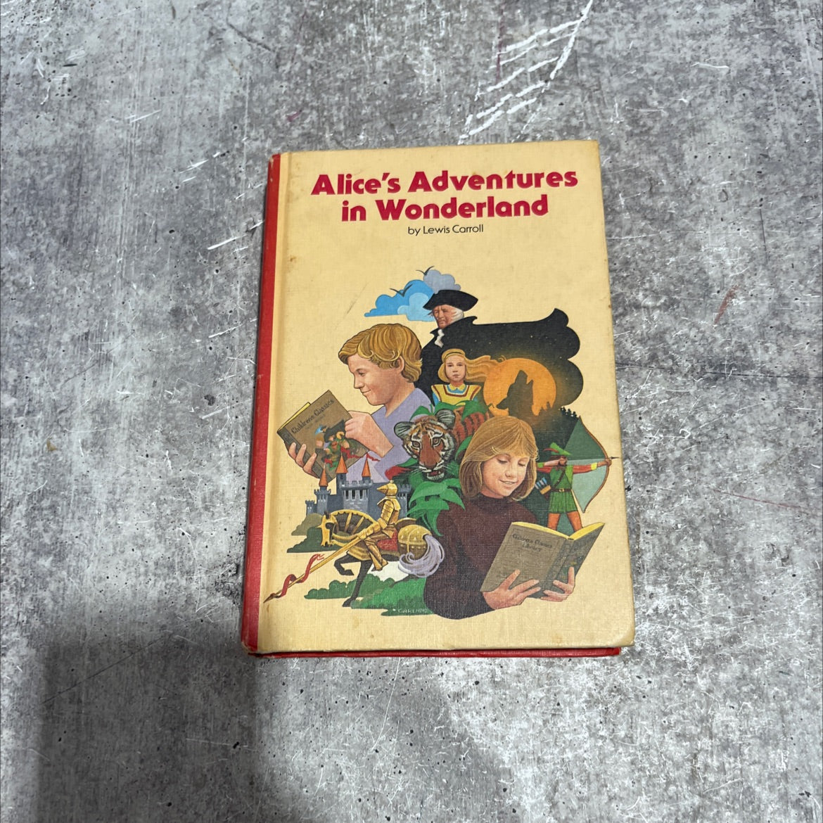 alice's adventures in wonderland book, by lewis carroll, 1979 Hardcover image 1