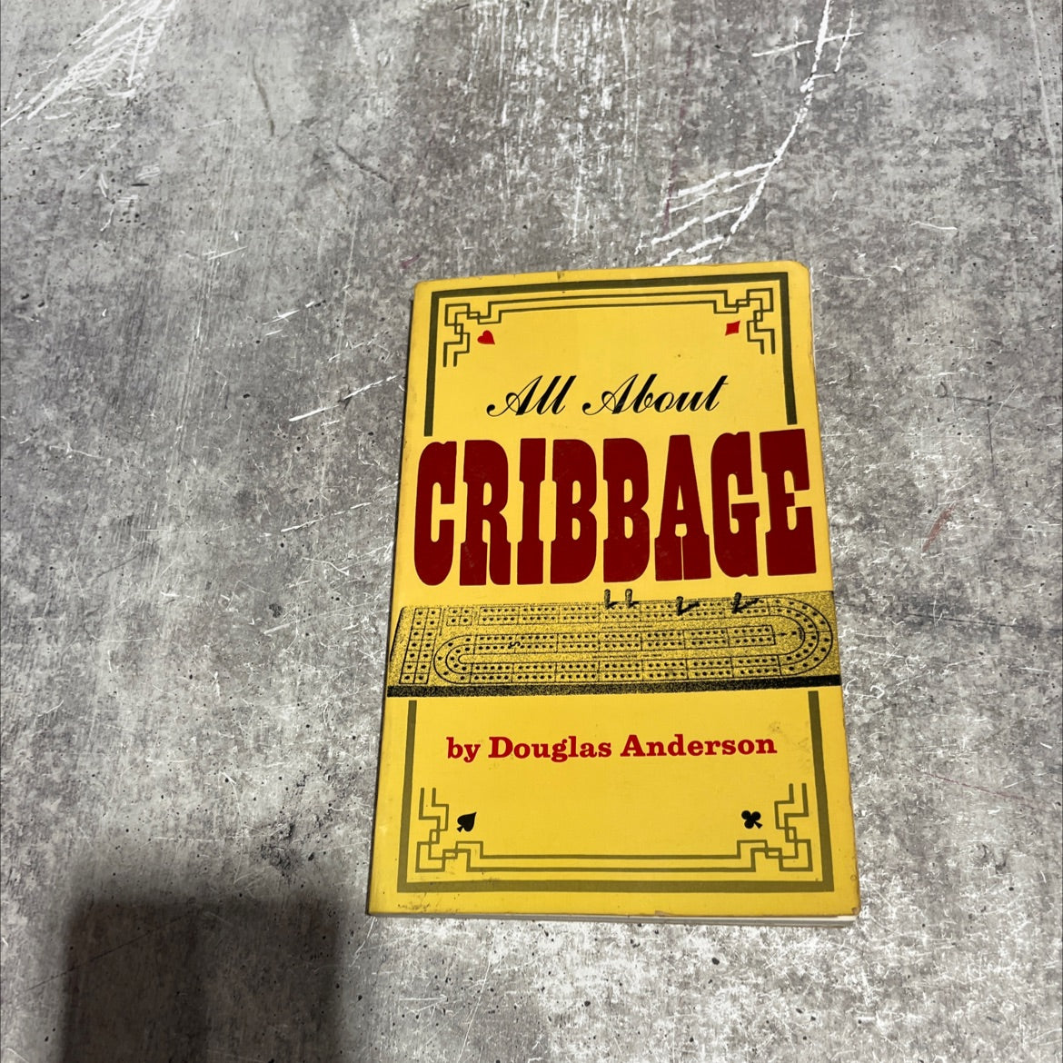 all about cribbage book, by Douglas Anderson, 1971 Paperback image 1