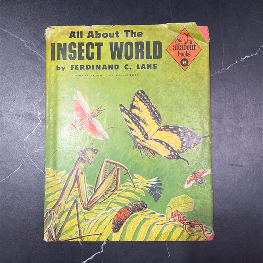 all about the insect world book, by ferdinand c. lane, 1954 Hardcover, Vintage image 1