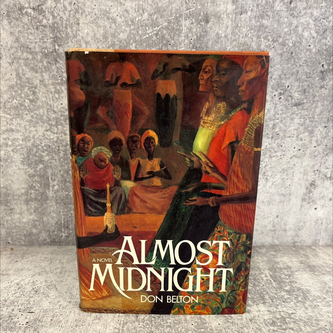 almost midnight book, by don belton, 1986 Hardcover image 1