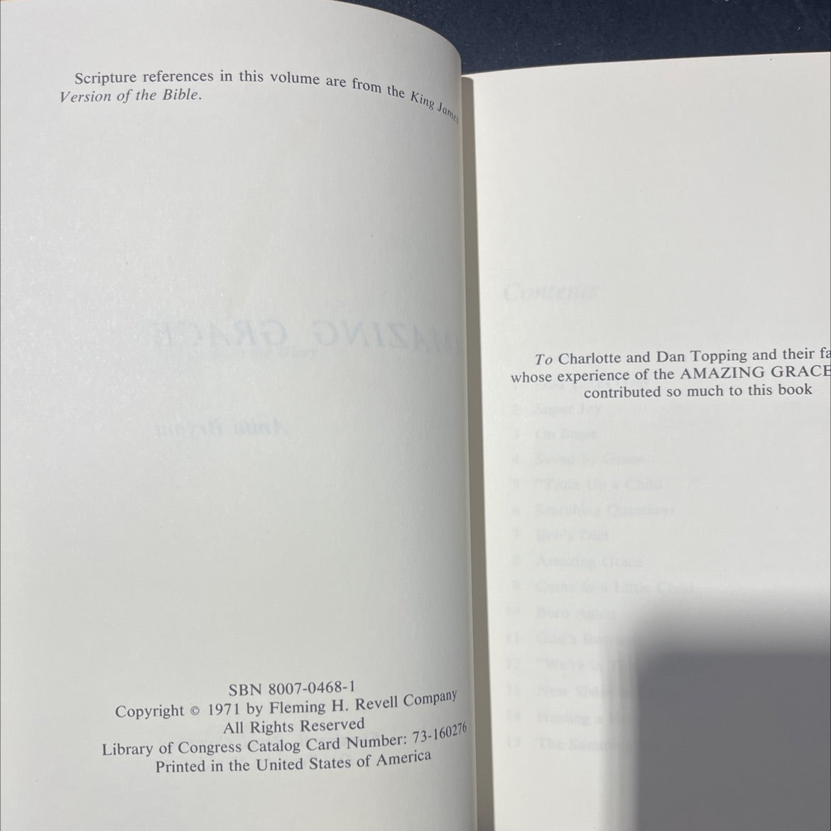 amazing grace book, by anita bryant, 1971 Hardcover image 3