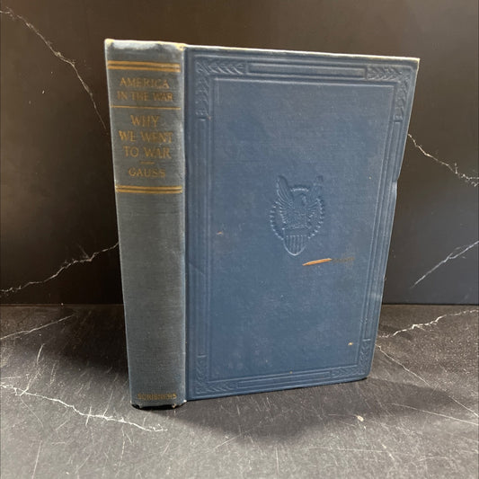 america in the war why we went to war book, by christian gauss, 1922 Hardcover image 1