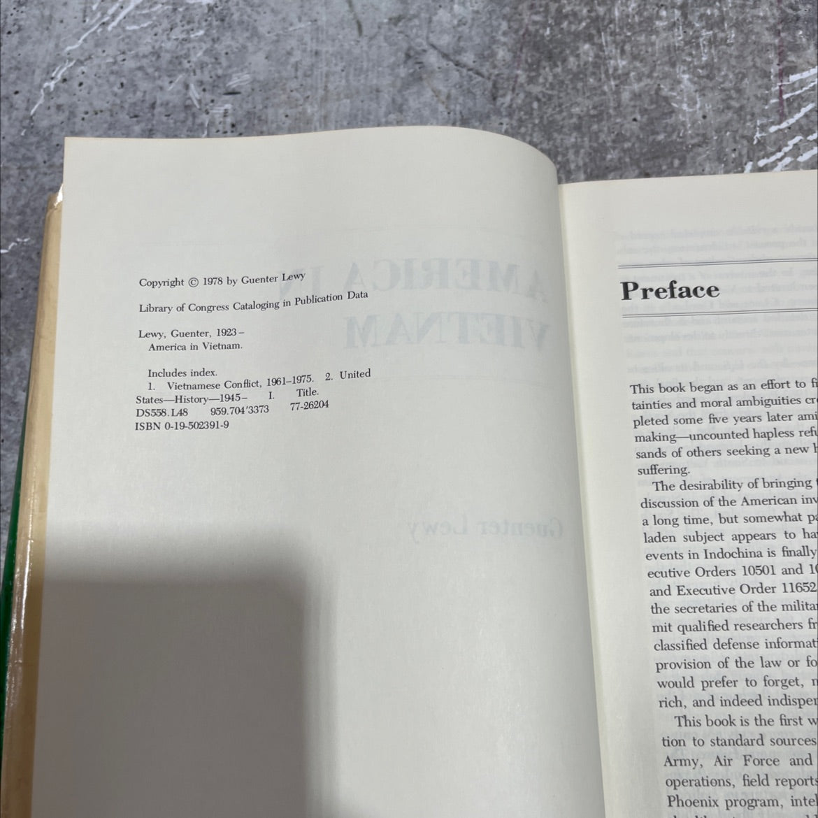 america in vietnam book, by guenter lewy, 1978 Hardcover image 3