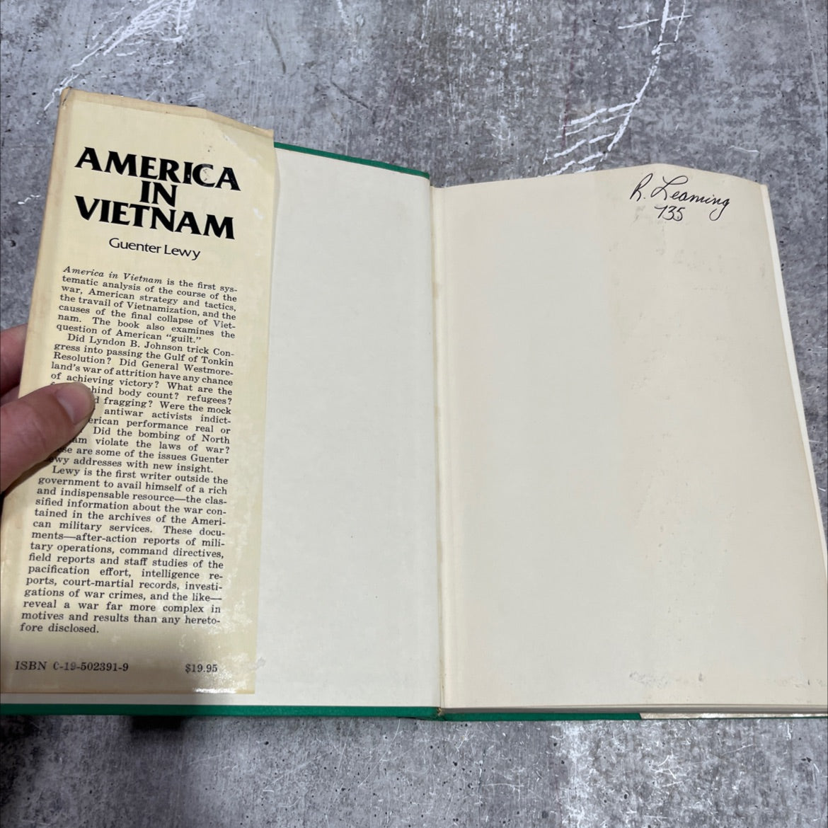 america in vietnam book, by guenter lewy, 1978 Hardcover image 4